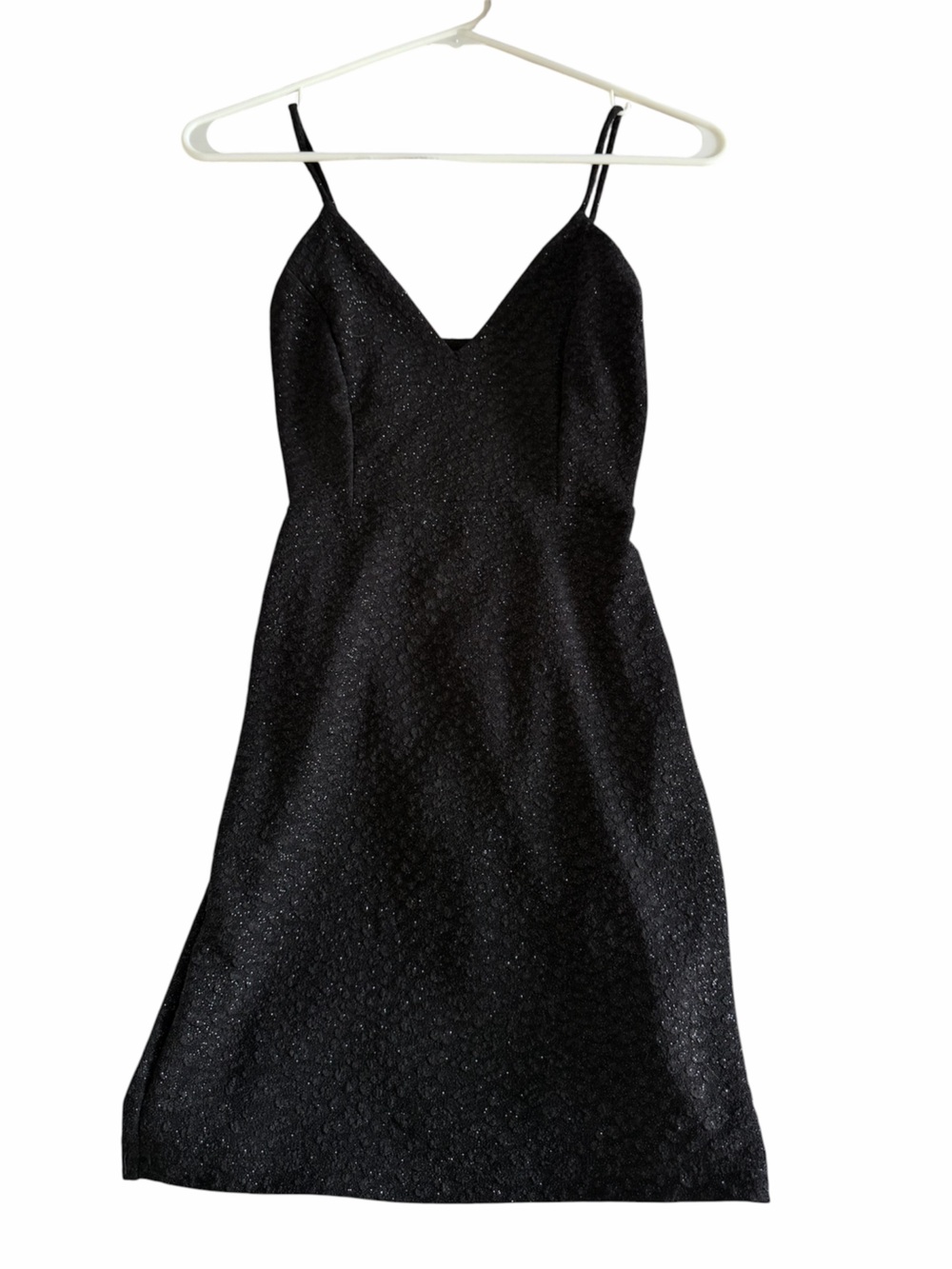 Windsor Black Sparkle Mini Dress